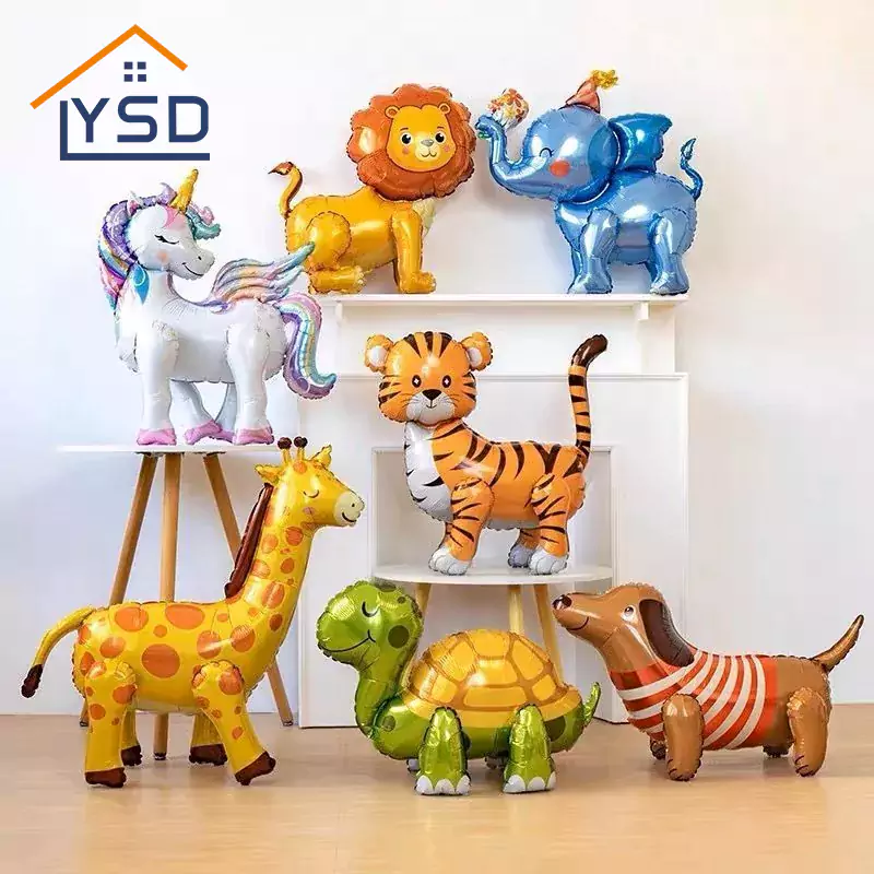 Palloncino in foglio di animali 3d