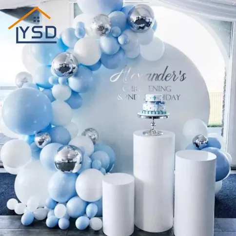 Arco palloncinato di compleanno blu