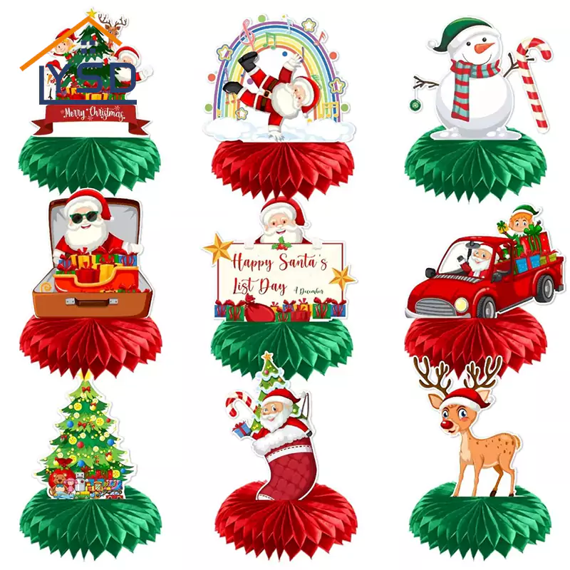 Ornamento a nido d'ape di Natale