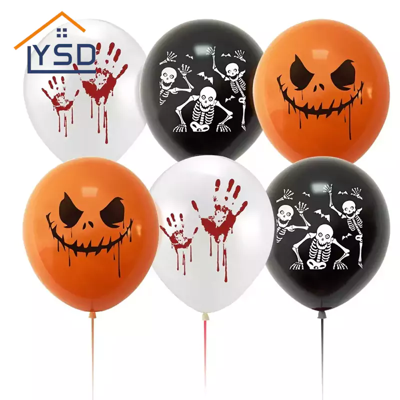 Palloncini di lattice stampati di Halloween