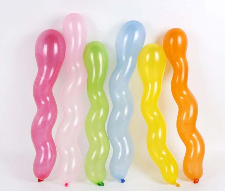 colorful spiral balloon
