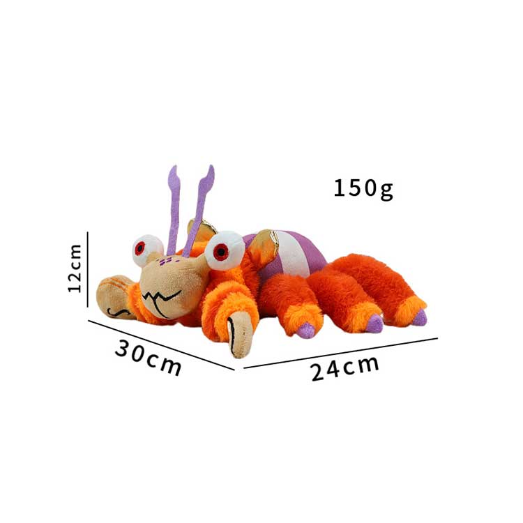 Crab plush toy