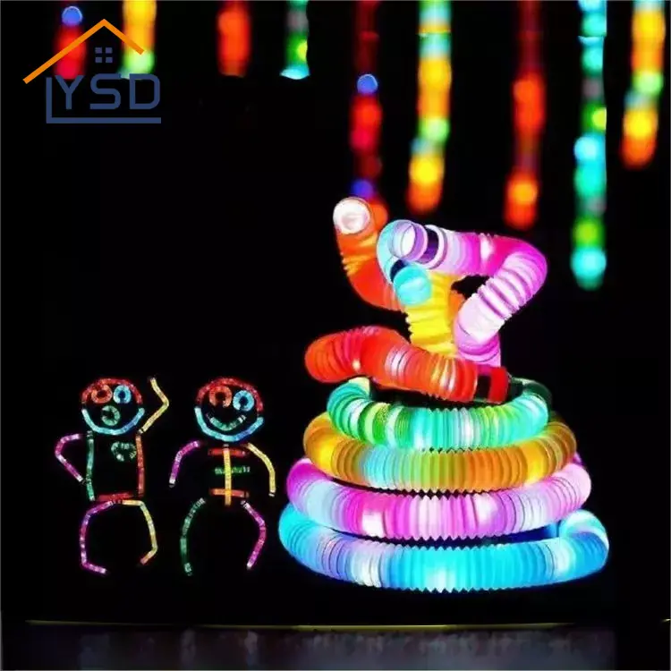 Tubo telescopico colorato luminoso