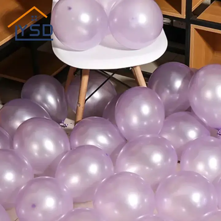 Palloncini in lattice perlescenti