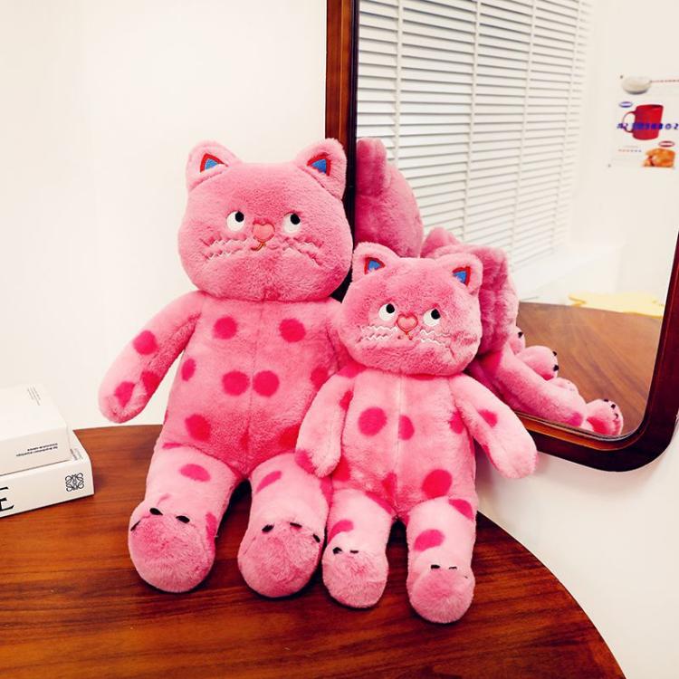 Peluche gatto a pois