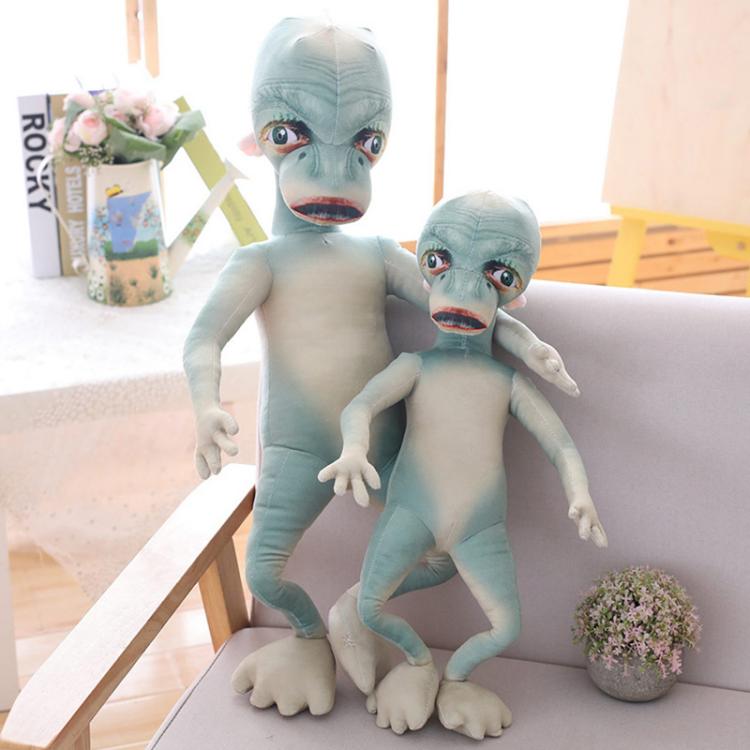 Simulazione di peluche alieno