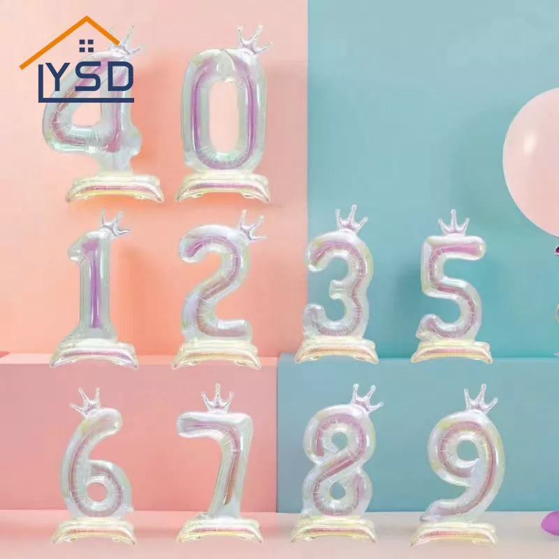 Numero in piedi palloncino
