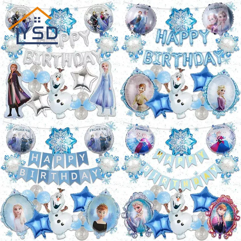 Il set di palloncini di buon compleanno in foglio di compleanno