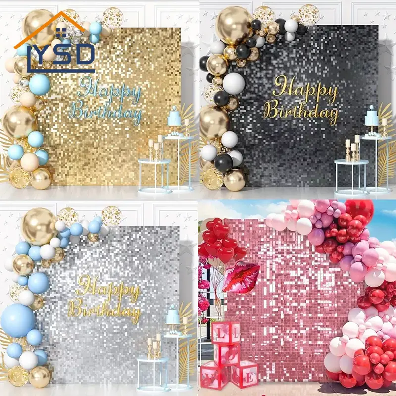 Festa di nozze Prodotti caldi Shimmer Wall